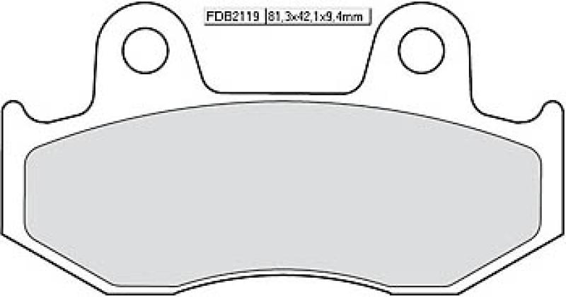 Bremsbelag FDB 2119 EF