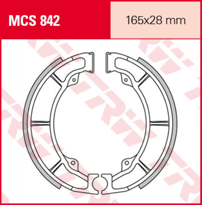 Brake shoes MCS842