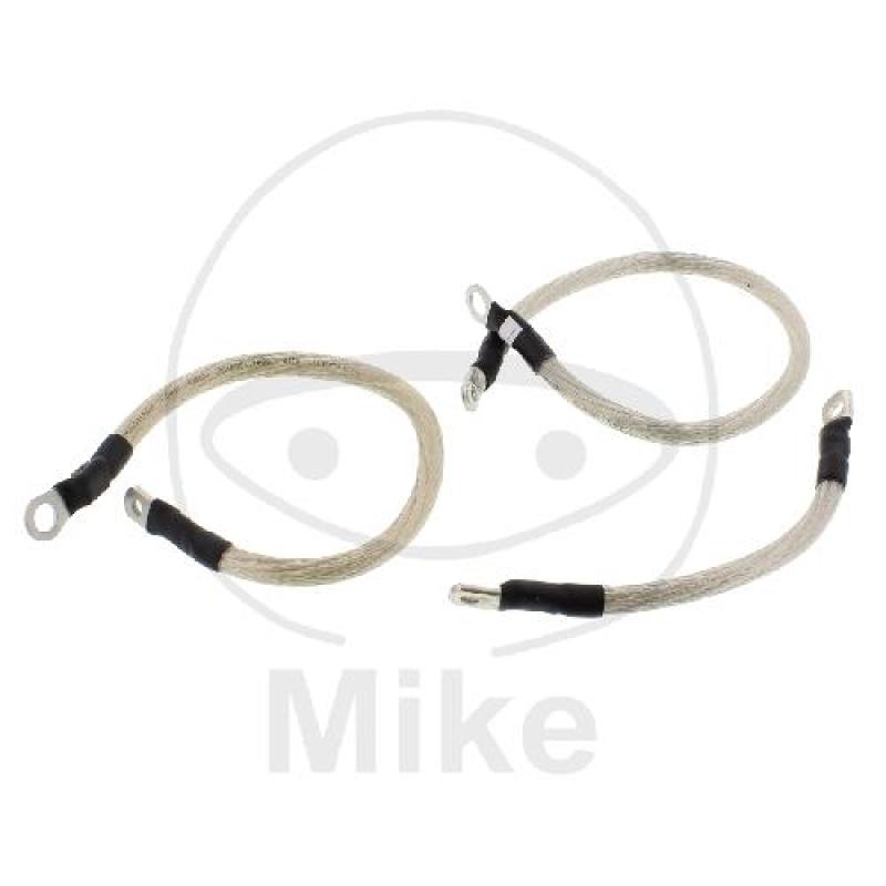 Racing Batteriekabel, Klar, Satz, 200  mm & 380 mm & 430 mm, All Balls