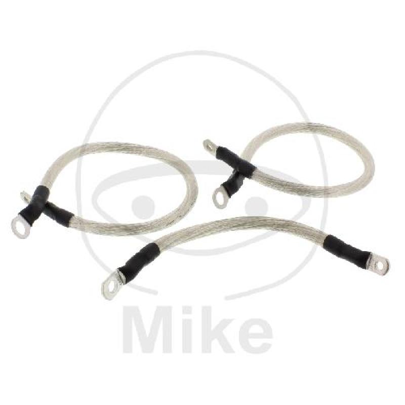 Racing Batteriekabel, Klar, Satz, 230 mm & 410 mm & 410 mm, All Balls