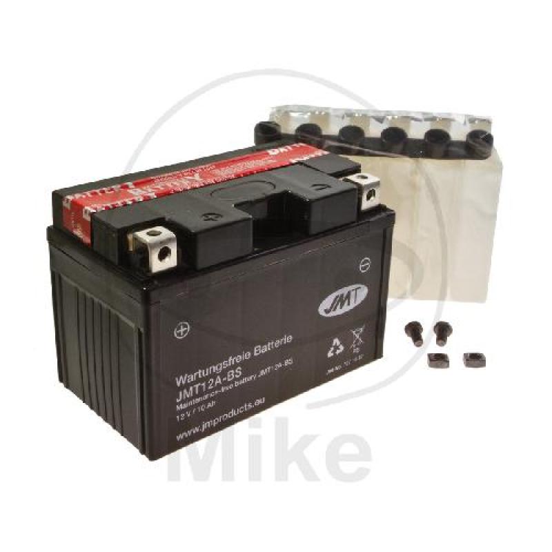 Motorradbatterie, JMT, wartungsfrei, YT12A-BS
