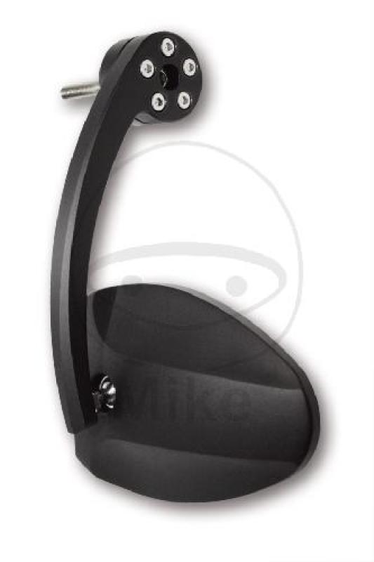 Lenkerenden-Spiegel, schwarz, Highsider