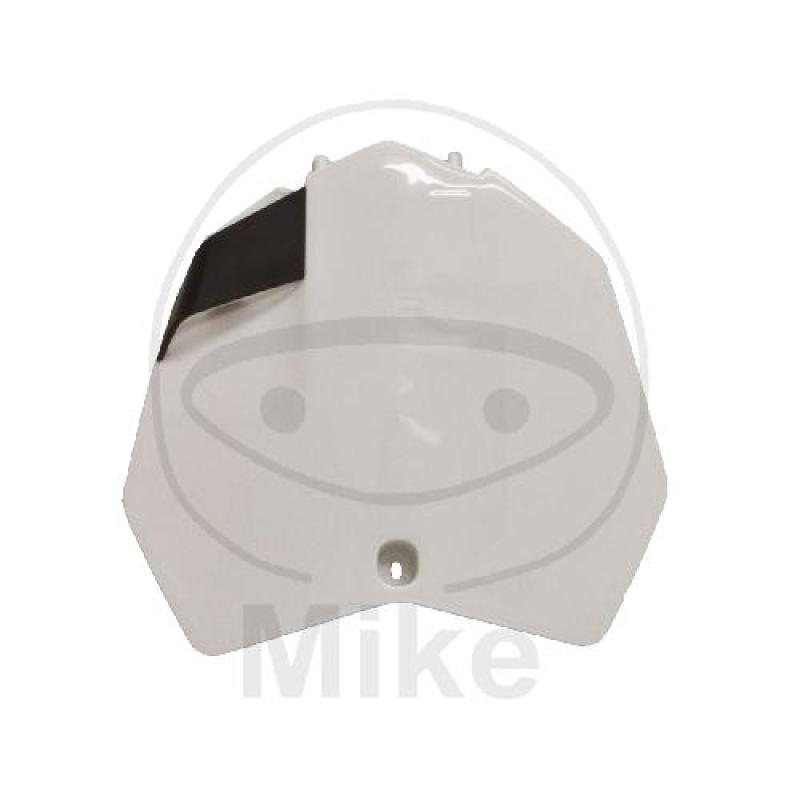 Startnummerntafel, weiss