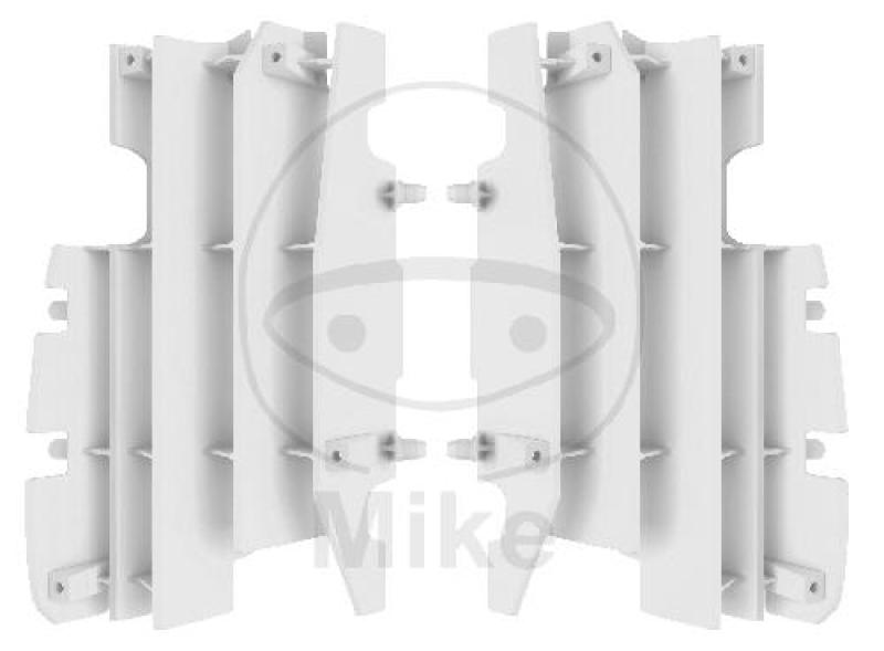 Kühlerlamellen, Satz, weiß