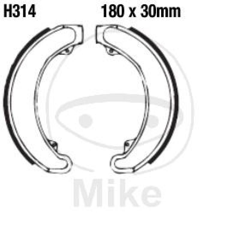 Bremsbacken, mit Feder, EBC