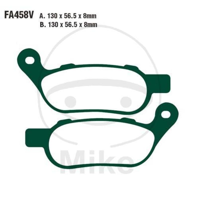 Bremsklötze, VLD, chrom, EBC