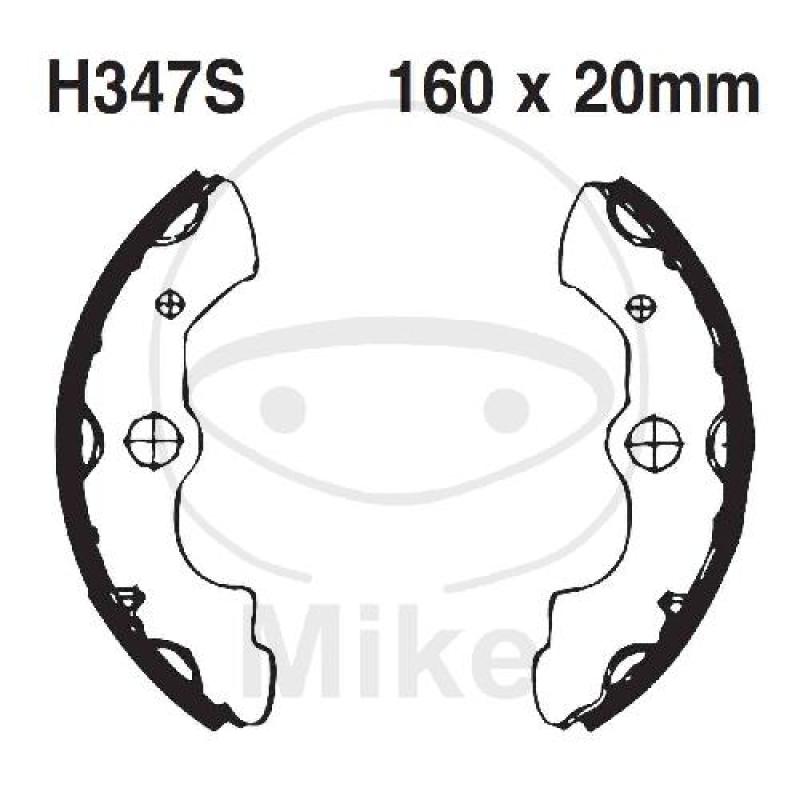 Bremsbacken, mit Feder, EBC