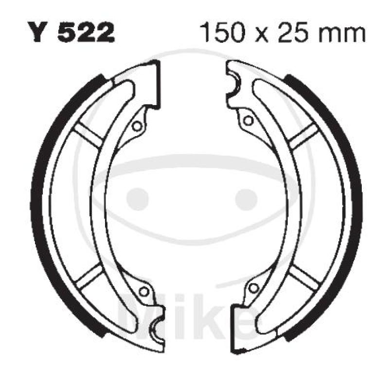 Bremsbacken, ohne Feder, EBC