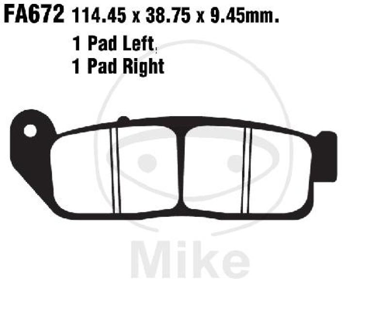 Bremsklötze, Standard, EBC