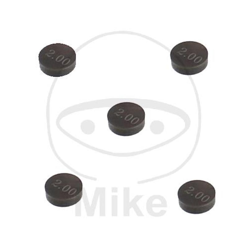 Ventilshim, Ø 7,5 mm, Stärke: 2,00