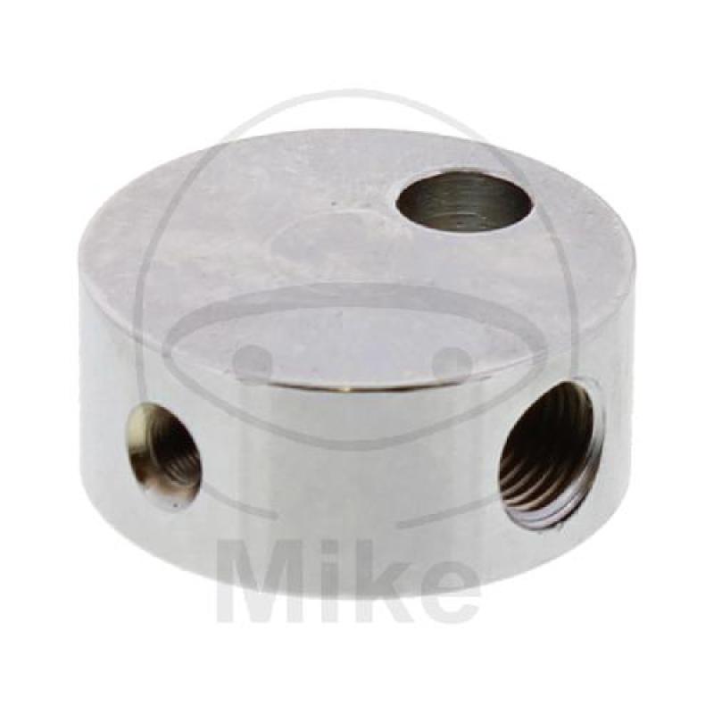 3-Wege Verteiler, geschraubt, TYP834 3/8 UNF chrom