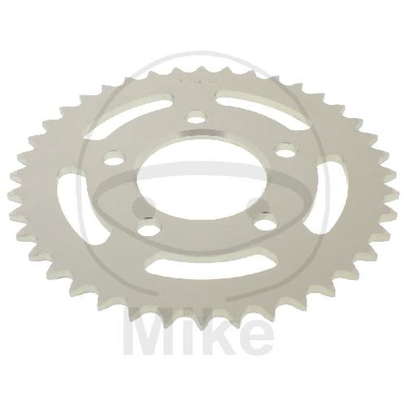 Alu-Kettenrad, 40Z, Teil.: 520 silber, Esjot, Innen Ø : 070, Lochkr.: 100