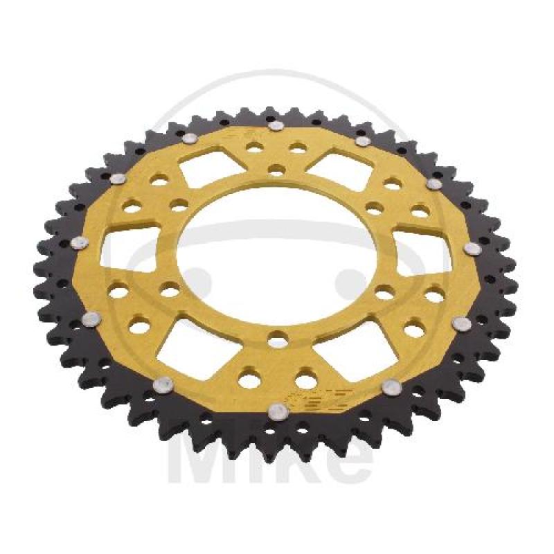 Kettenrad, ZF-Dual, 49Z, Teil.: 520 gold, ZF, Innen Ø : 106, Lochkr.: 125