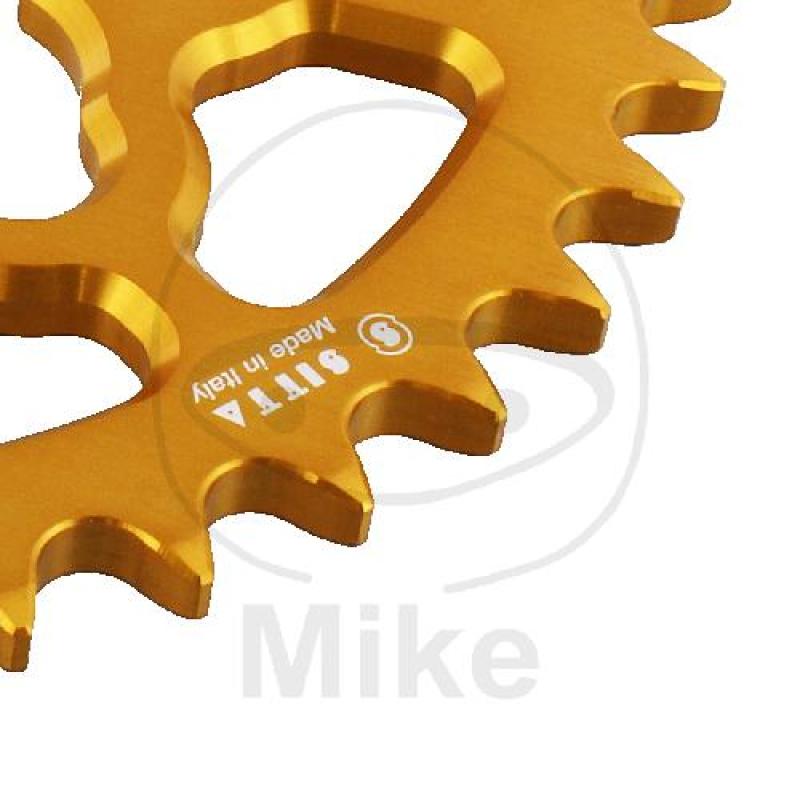 Alu-Kettenrad, 39Z, Teil.: 525 gold, Sitta, Innen Ø : 076, Lochkr.: 100