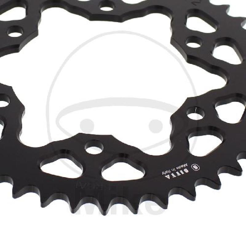 Alu-Kettenrad: 42Z, Teil.: 520 schwarz, Sitta, Innen Ø : 110, Lochkr.: 130