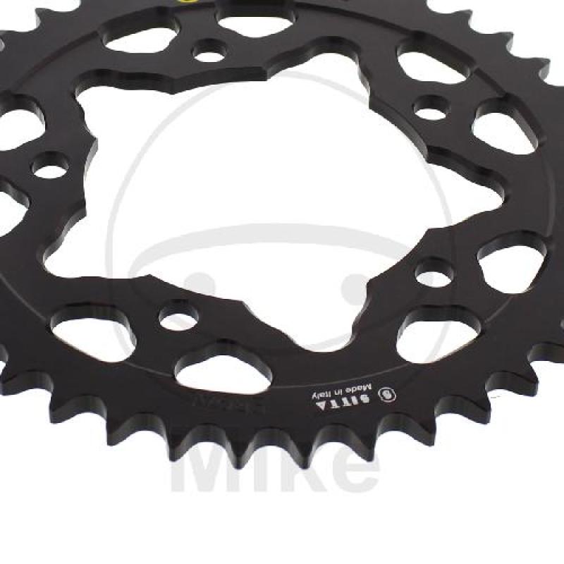 Alu-Kettenrad: 40Z, Teil.: 525 schwarz, Sitta, Innen Ø : 100, Lochkr.: 120