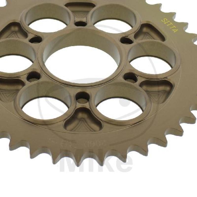 Alu-Kettenrad: 39Z, Teil.: 525 grau, Sitta, Innen Ø : 091, Lochkr.: 110