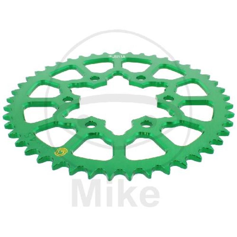 Alu-Kettenrad: 45Z, Teil.: 520 grün, Sitta, Innen Ø : 080, Lochkr.: 104