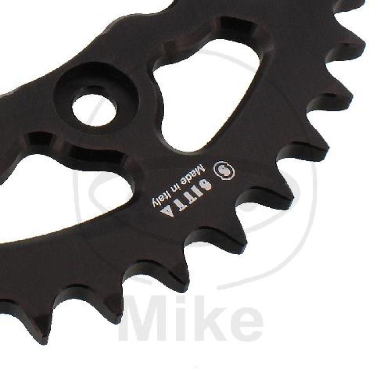 Alu-Kettenrad, 42Z, Teil.: 525 schwarz, Sitta, Innen Ø : 100, Lochkr.: 124