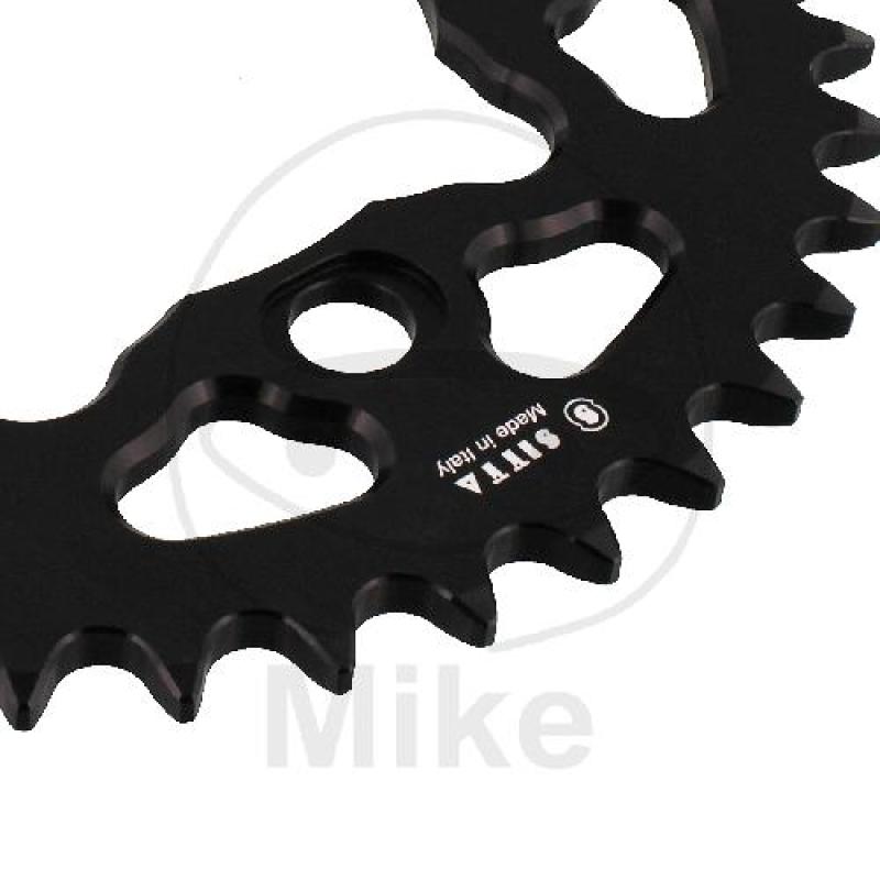 Alu-Kettenrad, 40Z, Teil.: 520 schwarz, Sitta, Innen Ø : 101, Lochkr.: 124