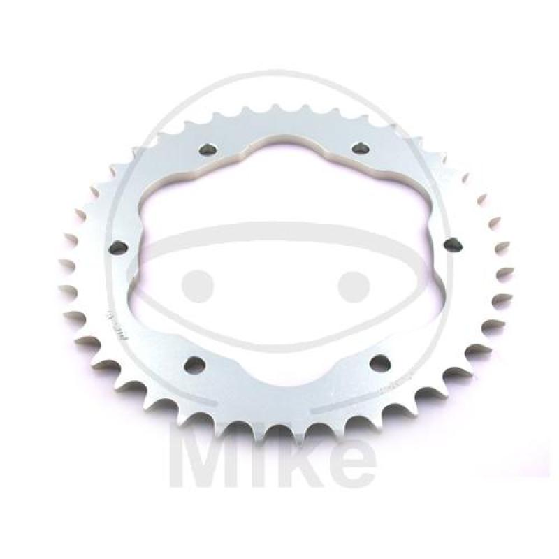 Alu-Kettenrad, 38Z, Teil.: 520 silber, für Kettenradträger 7585029