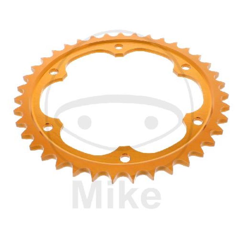 Alu-Kettenrad, 39Z, Teil.: 525 orange, Esjot, Innen Ø : 128.3 LK155