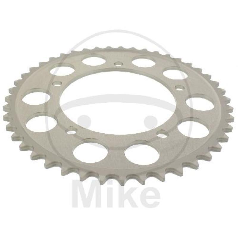 Alu-Kettenrad: 45Z, Teil.: 525 silber, Esjot, Innen Ø : 120, Lochkr.: 140