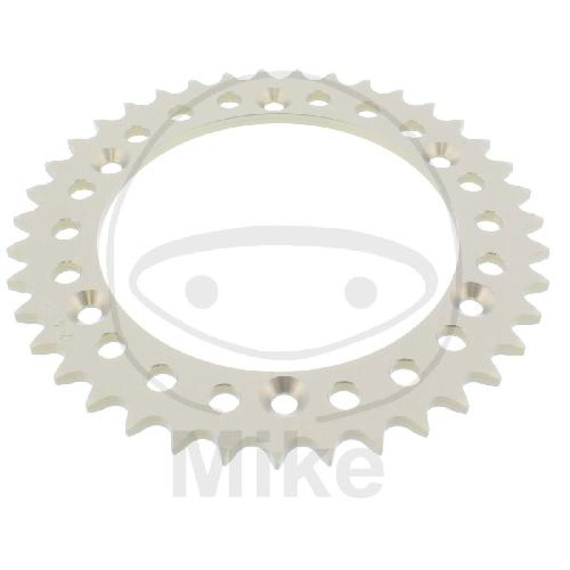 Alu-Kettenrad, 39Z, Teil.: 520 silber, Esjot, Innen Ø : 136, Lochkr.: 156