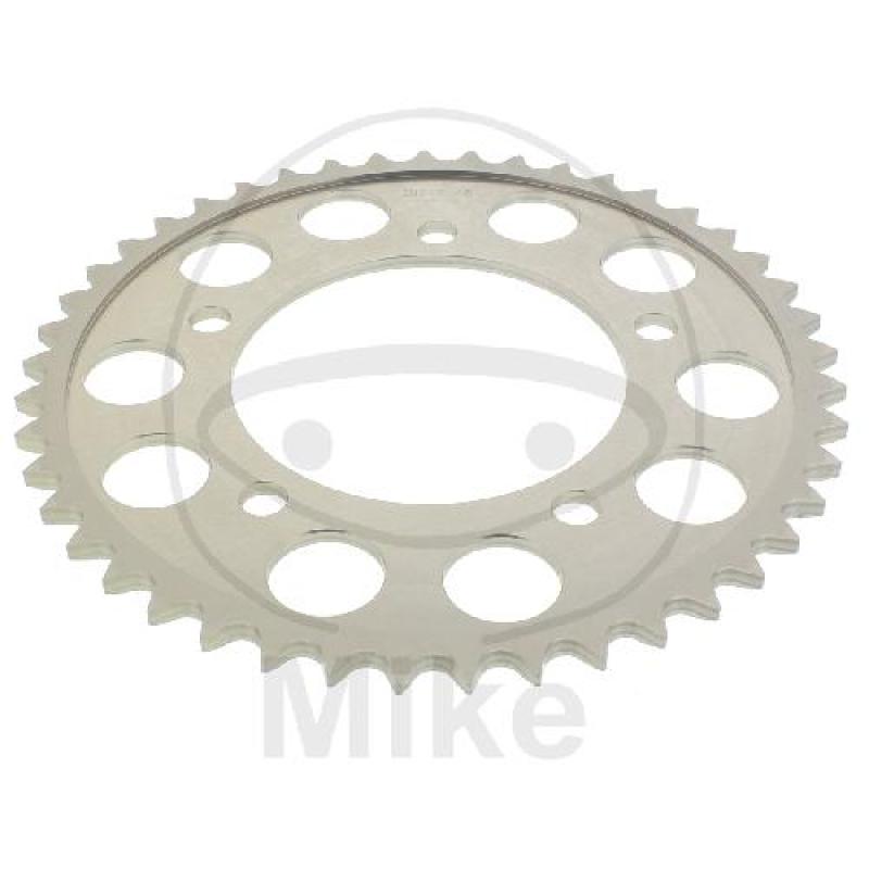 Alu-Kettenrad, 45Z, Teil.: 525 silber, Esjot, Innen Ø : 112, Lochkr.: 138