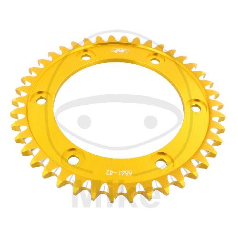 Alu-Kettenrad: 42Z, Teil.: 530 gold, JMP , Innen Ø : 134, Lochkr.: 160