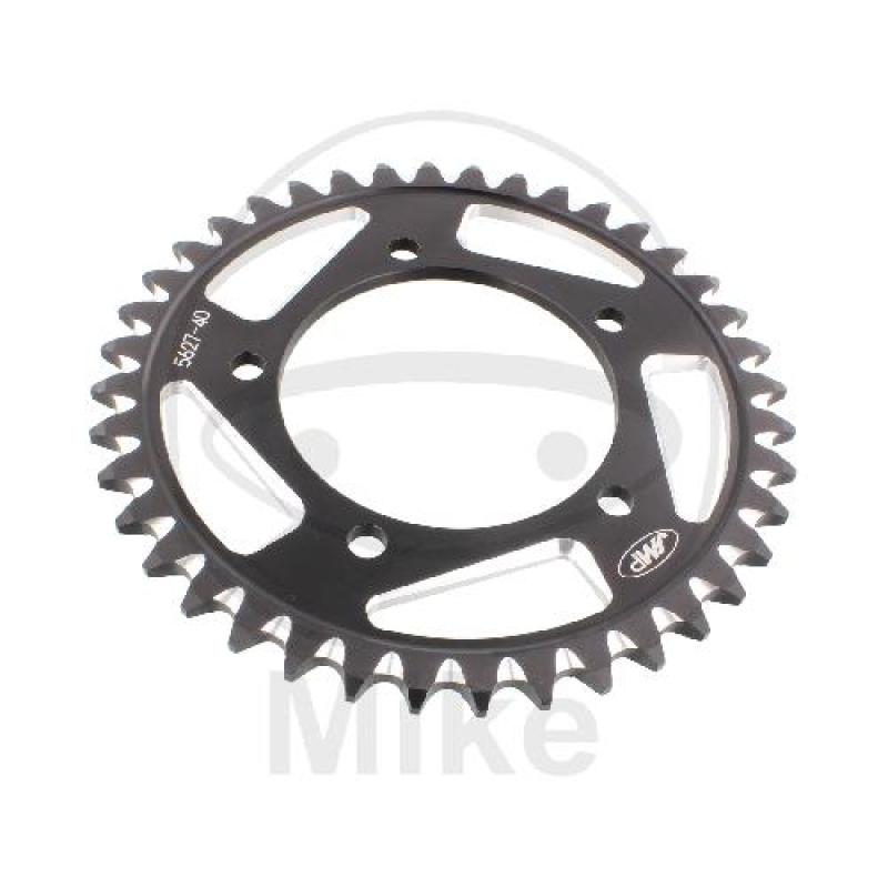 Alu-Kettenrad: 40Z, Teil.: 525 schwarz, JMP , Innen Ø : 100, Lochkr.: 120