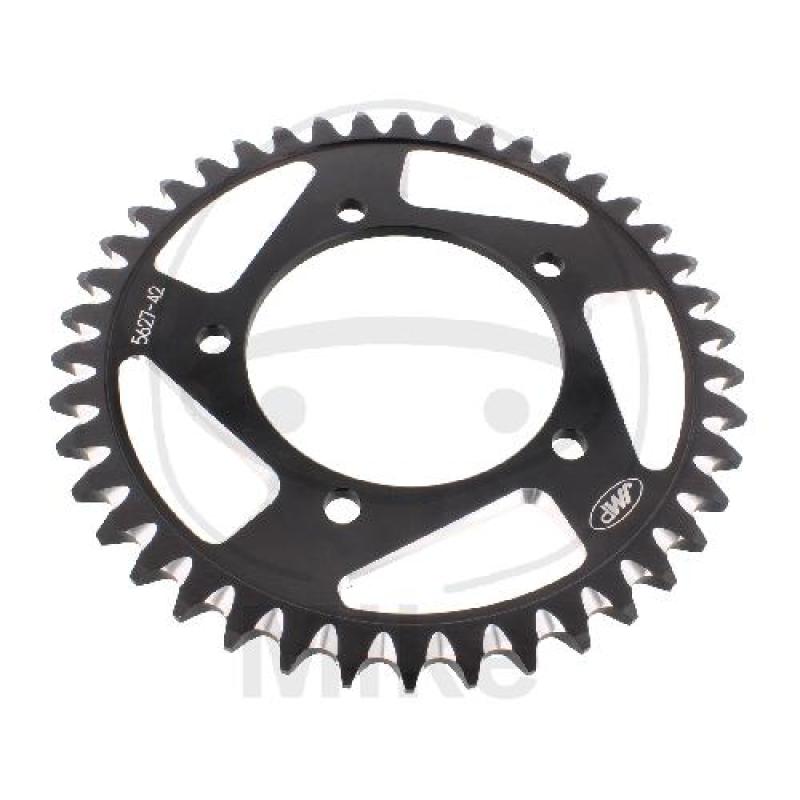 Alu-Kettenrad: 42Z, Teil.: 525 schwarz, JMP , Innen Ø : 100, Lochkr.: 120
