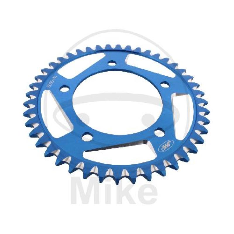 Alu-Kettenrad: 44Z, Teil.: 525 blau, JMP , Innen Ø : 112, Lochkr.: 138