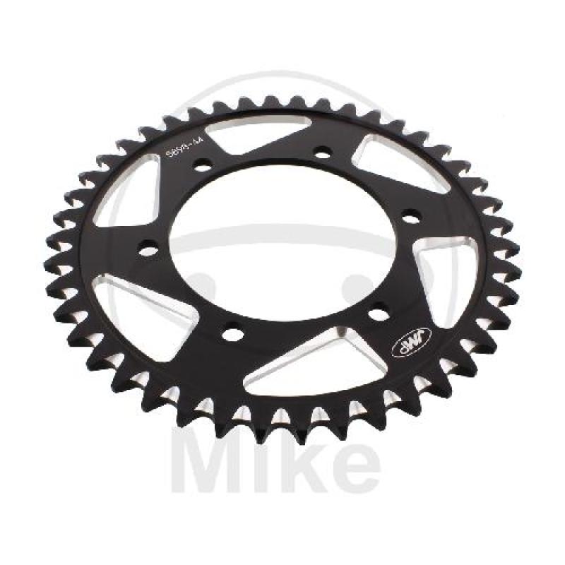 Alu-Kettenrad: 44Z, Teil.: 525 schwarz, JMP , Innen Ø : 110, Lochkr.: 130