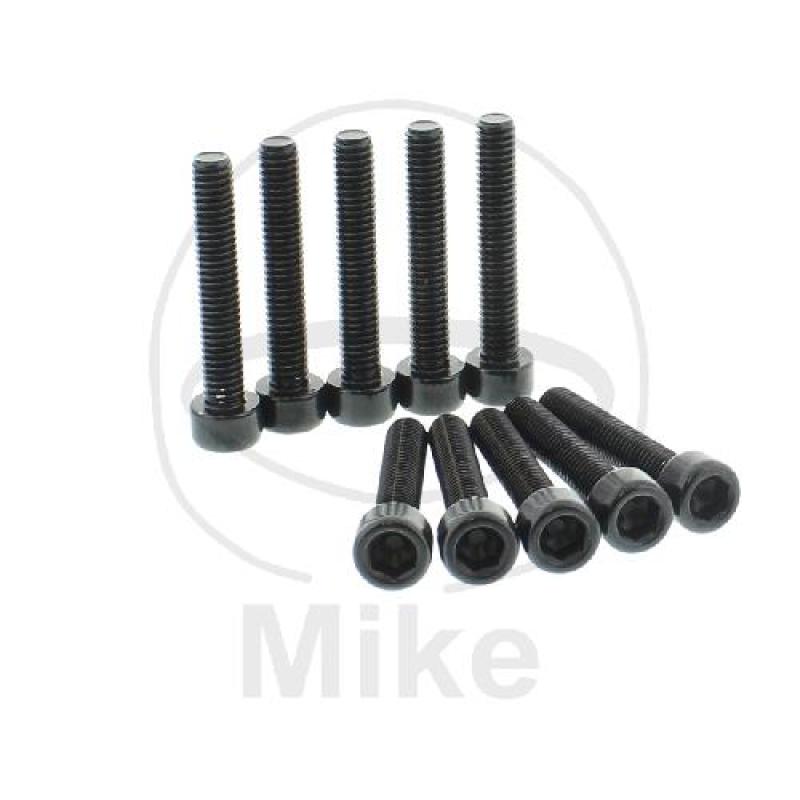 Zylinderschrauben-Satz, M6X1,00, 35  mm, Alu, schwarz, Pro Bolt