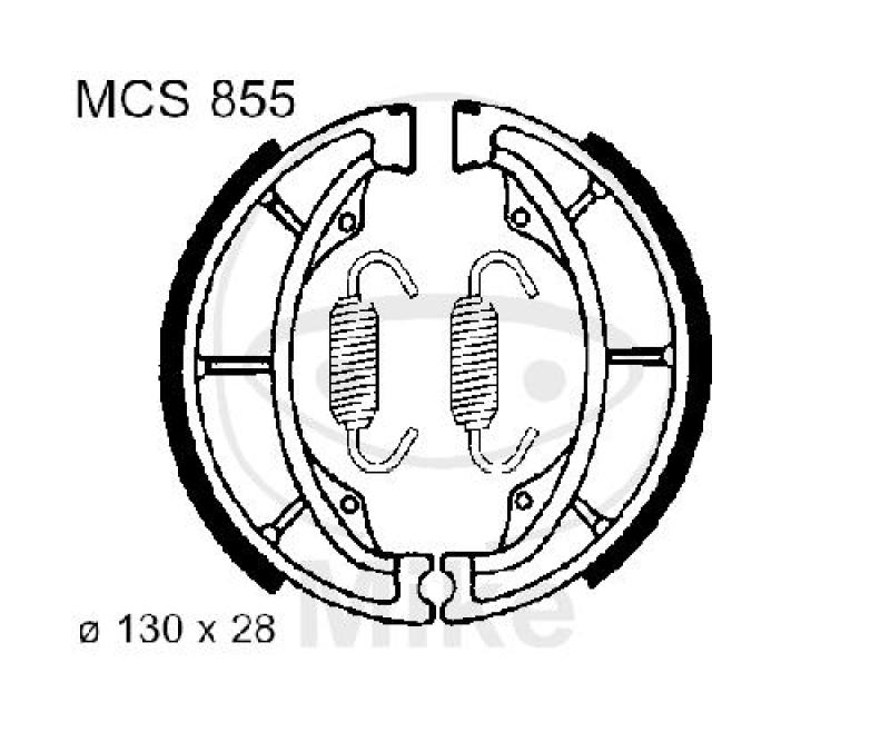 Bremsbacken, mit Feder, TRW