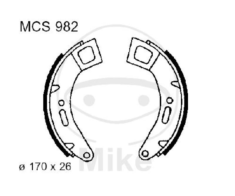 Bremsbacken, ohne Feder, TRW