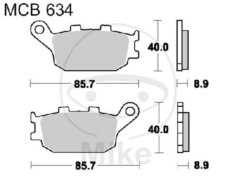 Bremsklötze, Standard, TRW, altern. 7375157