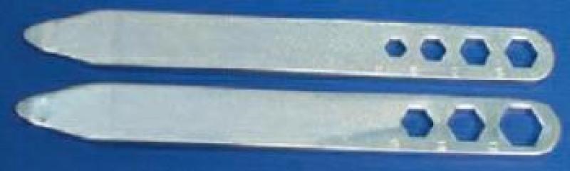 Reifen-Montierhebel mit Sechskantschlüssel, Satz 2 Stk.